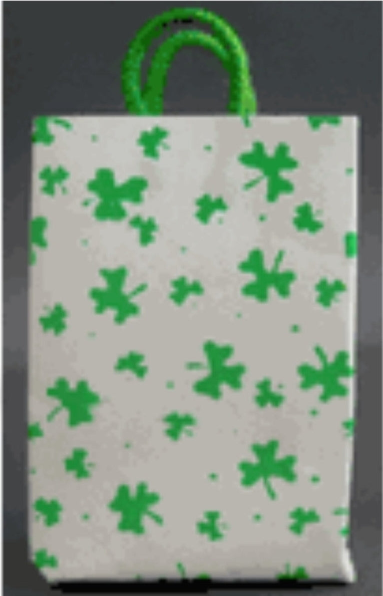 Artsian Made Dollhouse Miniature St. Patrick’s Day Wreath, Bag And Pillows I Miniature Shamrock Decor I 1:12 Scale Mini | Miniature Luck Of The Irish
