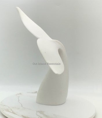 What A Tail | Wavy Whale Tail Decoration | Relaxing Calming Whale Tail | Coastal Decor | Peaceful Resin Carved Whale Tail