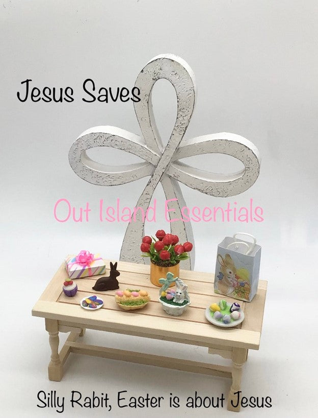 Miniature Easter Egg Cake I Miniature Doll Cake I Miniature Dollhouse Food I 1:12 Scale Dollhouse Easter Accessories