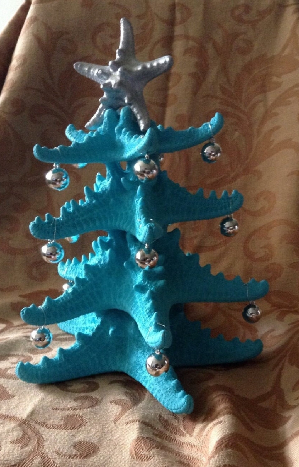 Extra Large Starfish Christmas Tree Decoration I Starfish Christmas Tree I Starfish Beach Christmas Tree I Table Top Christmas Tree