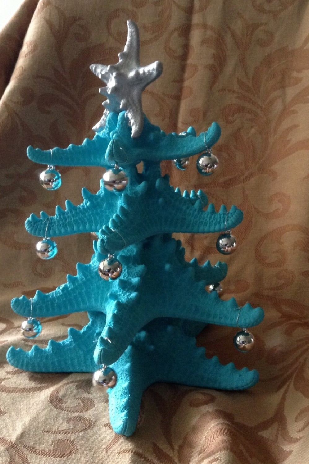 Extra Large Starfish Christmas Tree Decoration I Starfish Christmas Tree I Starfish Beach Christmas Tree I Table Top Christmas Tree
