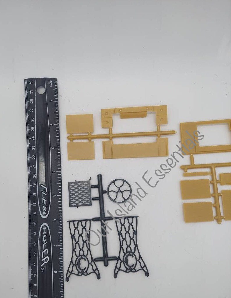 Miniature Sewing Machine Kit | Miniature Sewing Romm Kit I Miniature Sewing Machine I Miniature Tailor I 1:12 Scale Doll Accessories