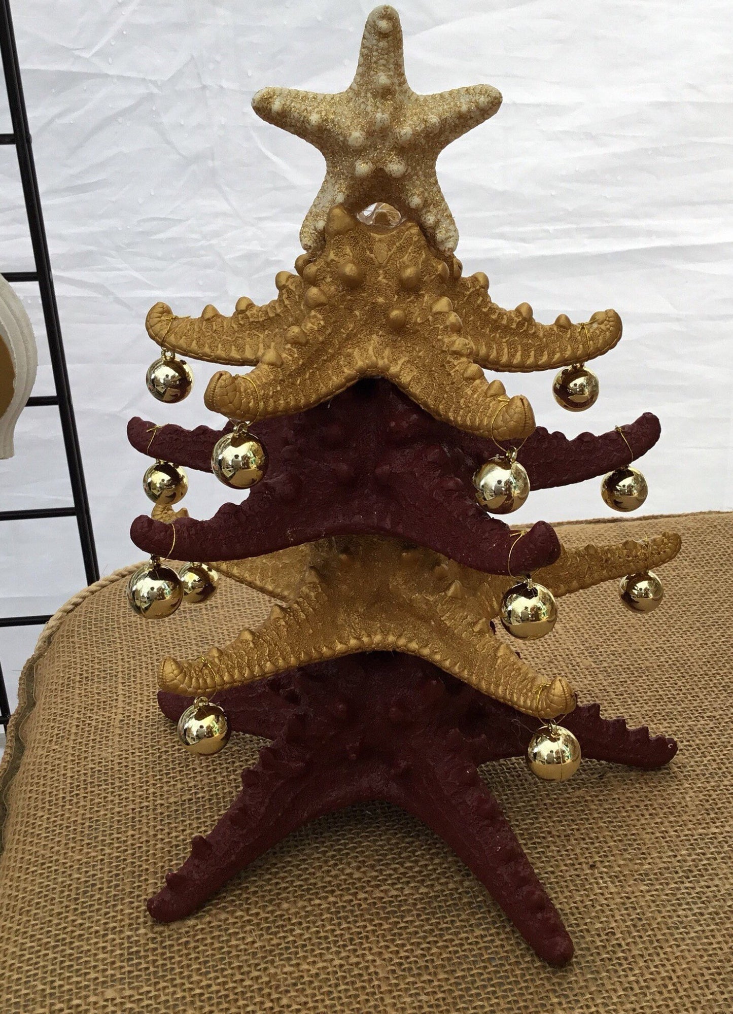 Seminoles, Florida Seminoles, Large FSU Starfish Christmas Tree Decoration, Starfish Christmas Tree, Starfish Beach Christmas Tree