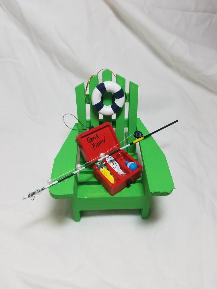 Adirondack Beach Ornament, Adirondack Chair Christmas Ornament