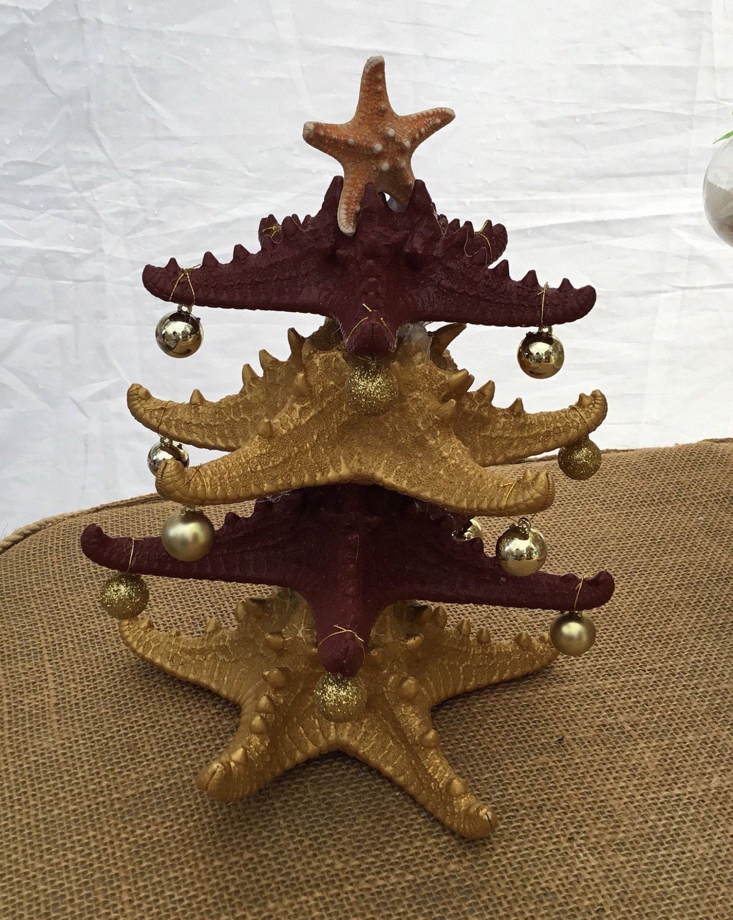 Seminoles, Florida Seminoles, Large FSU Starfish Christmas Tree Decoration, Starfish Christmas Tree, Starfish Beach Christmas Tree