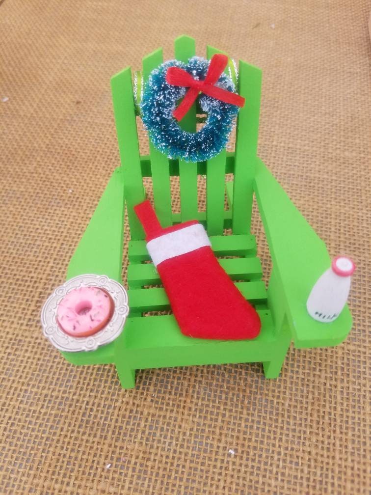 Adirondack Chair Coastal Christmas Ornaments