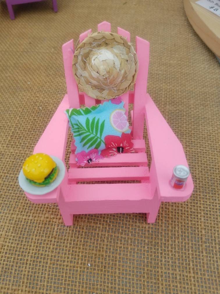 Adirondack Chair Coastal Christmas Ornaments
