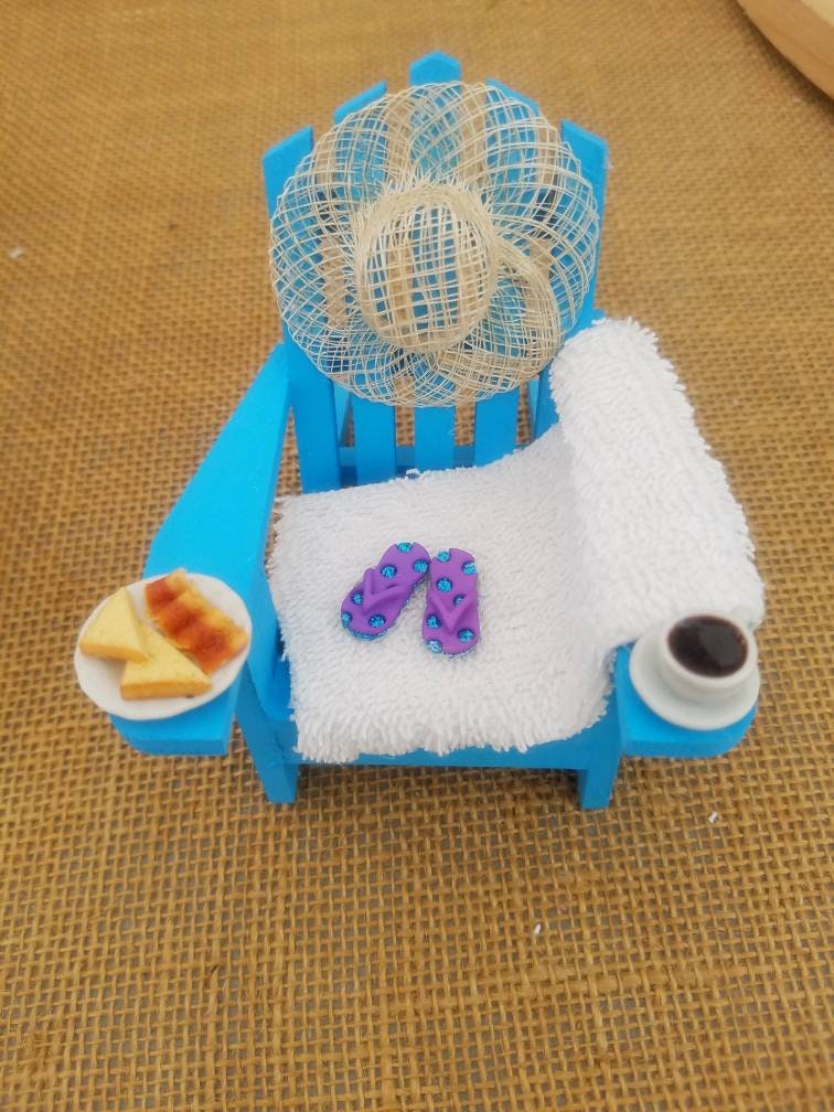 Adirondack Beach Ornament, Adirondack Chair Christmas Ornament