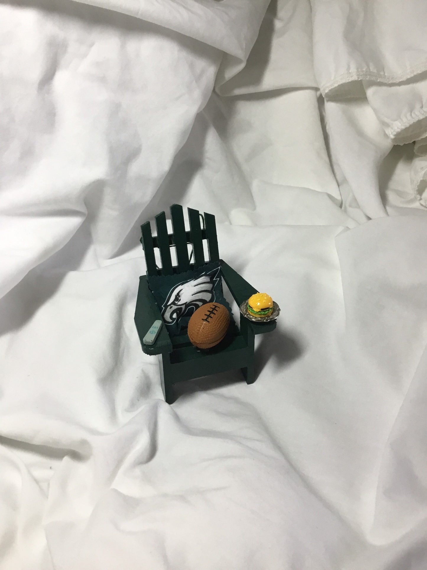 Eagles Ornament I NFL Christmas Ornament, Adirondack Chair Christmas Ornament I Philadelphia Eagles Christmas Ornament I Coastal Christmas