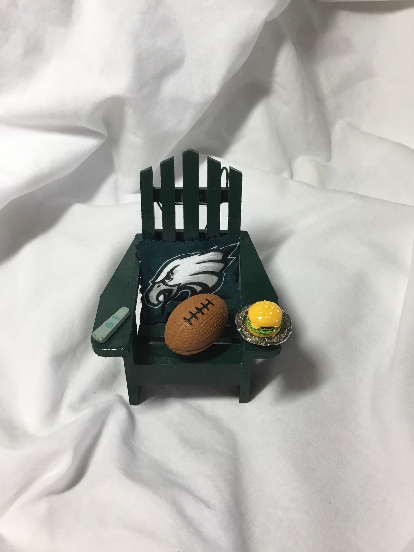 Eagles Ornament I NFL Christmas Ornament, Adirondack Chair Christmas Ornament I Philadelphia Eagles Christmas Ornament I Coastal Christmas