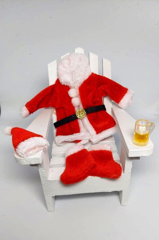 Adirondack Ornament, Christmas Beach Ornament, Adirondack Chair Christmas Ornament, Beach Chair Christmas Ornament, Adirondack Chair