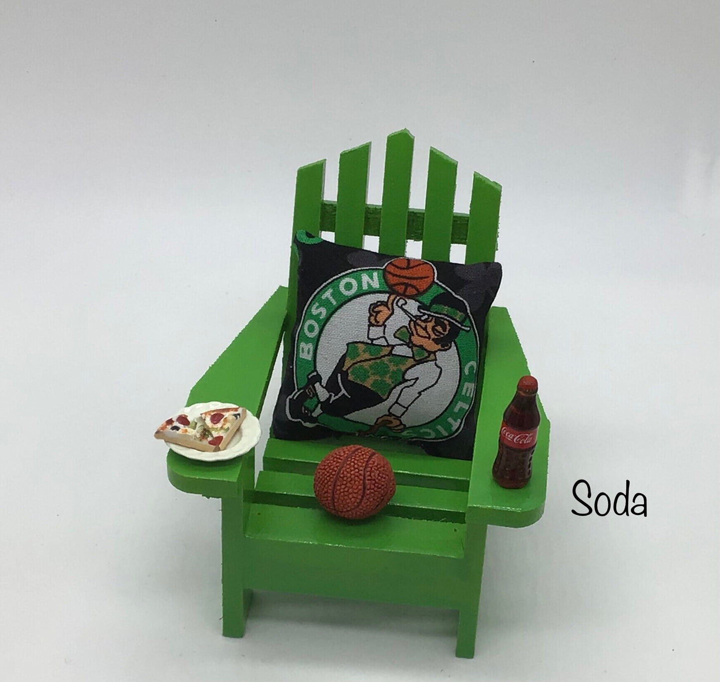Boston Celtics Christmas Ornament, Coastal Chair Ornament, Celtics Christmas Ornament
