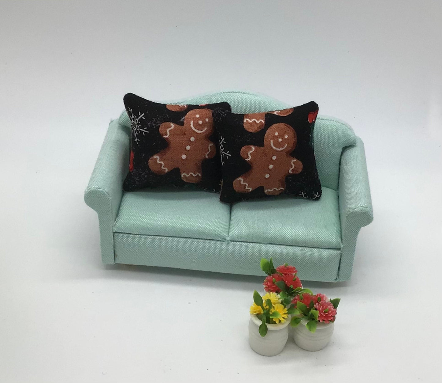 2 Pc. Or 3 Pc. Assorted Dollhouse Miniature Christmas Pillows 1:12 Scale