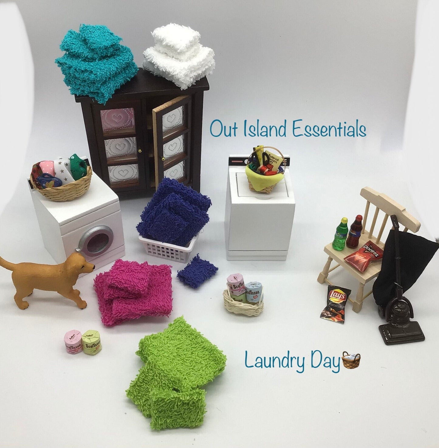 Dollhouse Miniature Laundry Detergent I Dollhouse Clean Up I Miniature Laundry Soap I Miniature Laundry Supplies