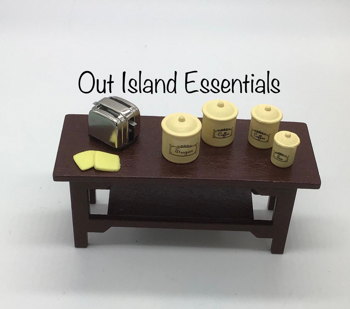 Dollhouse Miniature Toaster I Miniature Doll Kitchen Gadgets I Miniature Dollhouse Food I 1:12 Scale Dollhouse Kitchen Toaster