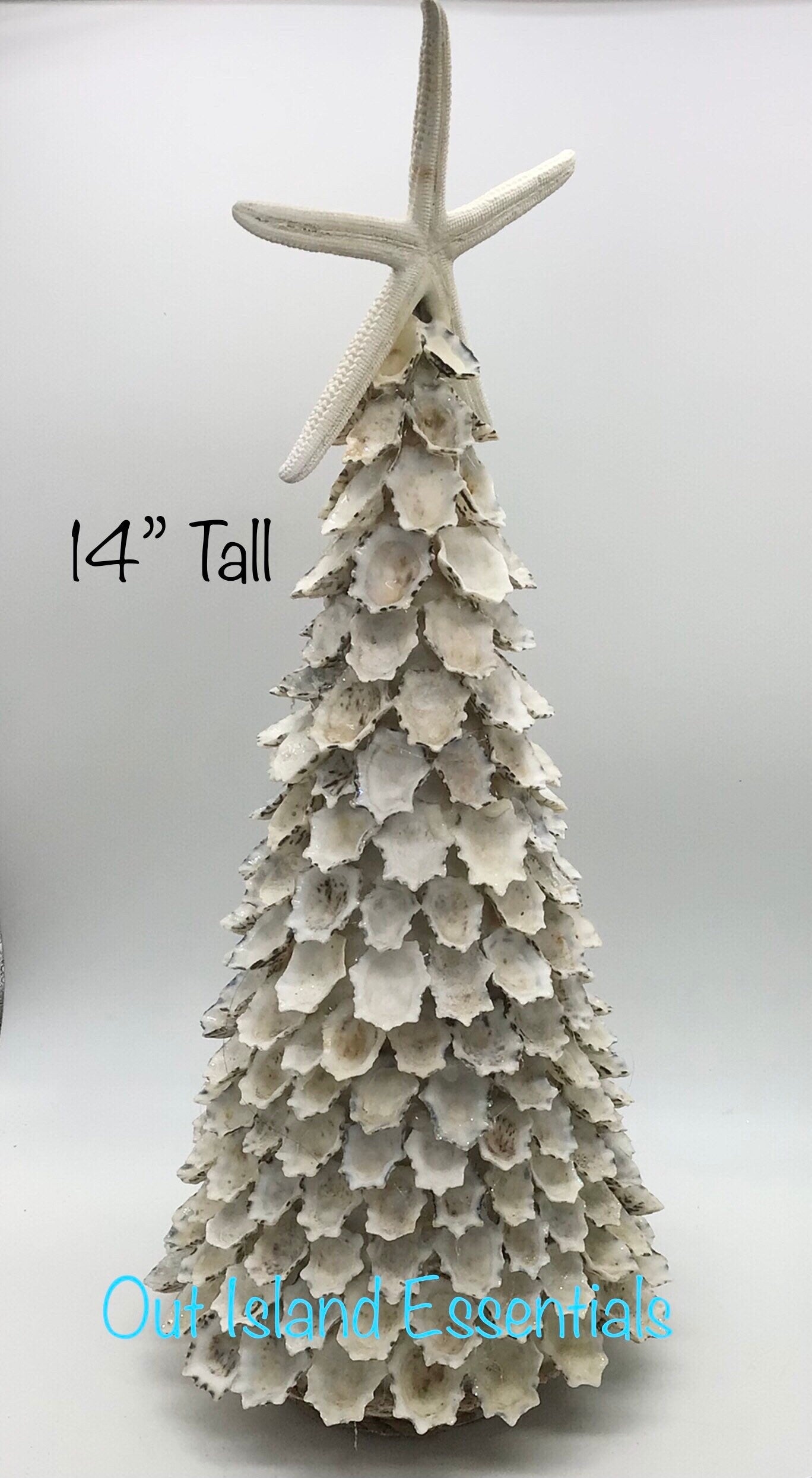 Seashell Christmas Tree I Coastal Christmas Tree I Coastal Decor I Limpet Seashell Tree I Coastal Christmas Decor I Coastal Cottage