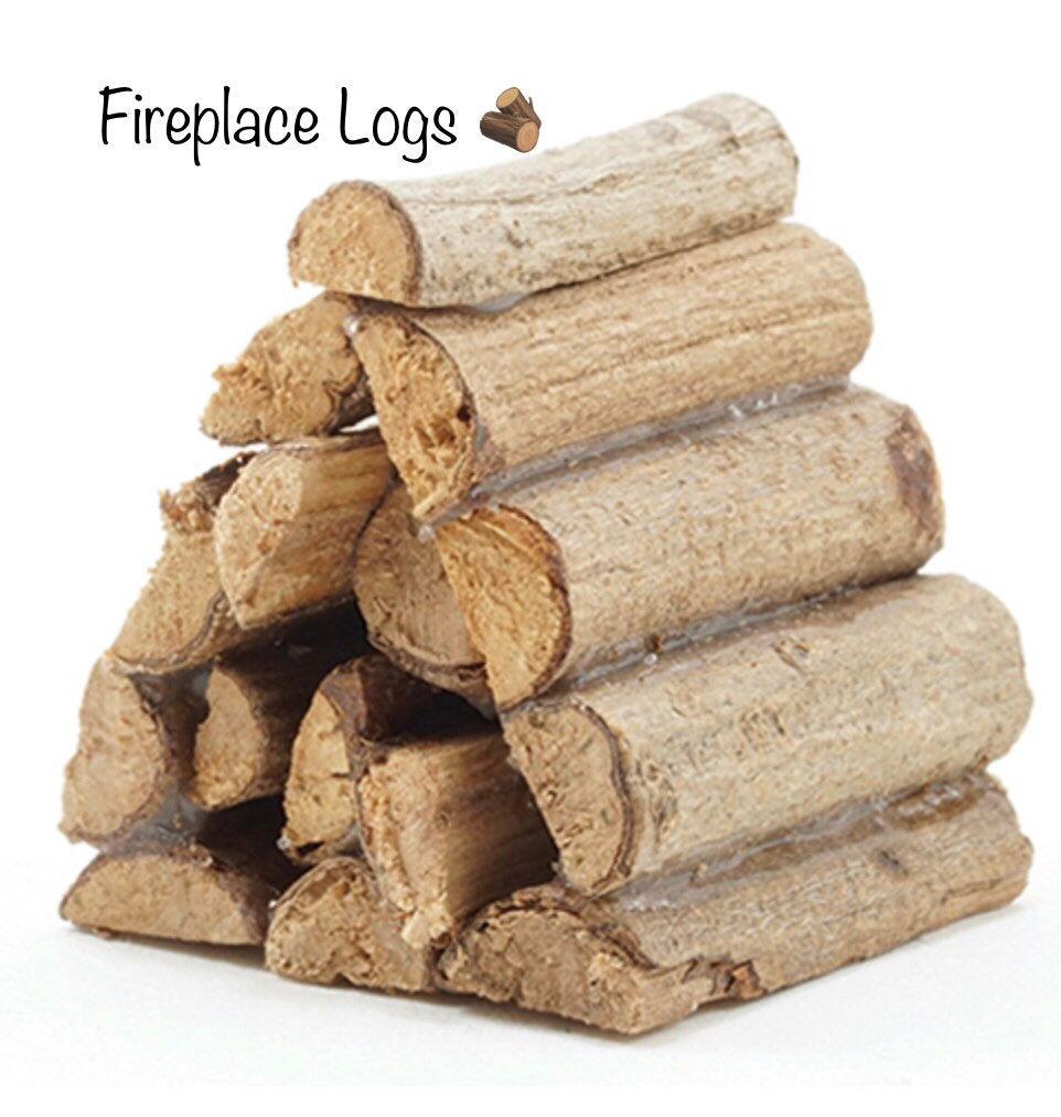 Dollhouse Logs I Miniature Fire Logs I Miniature Dollhouse Wood For Fireplace I 1:12 Scale Dollhouse Accessories