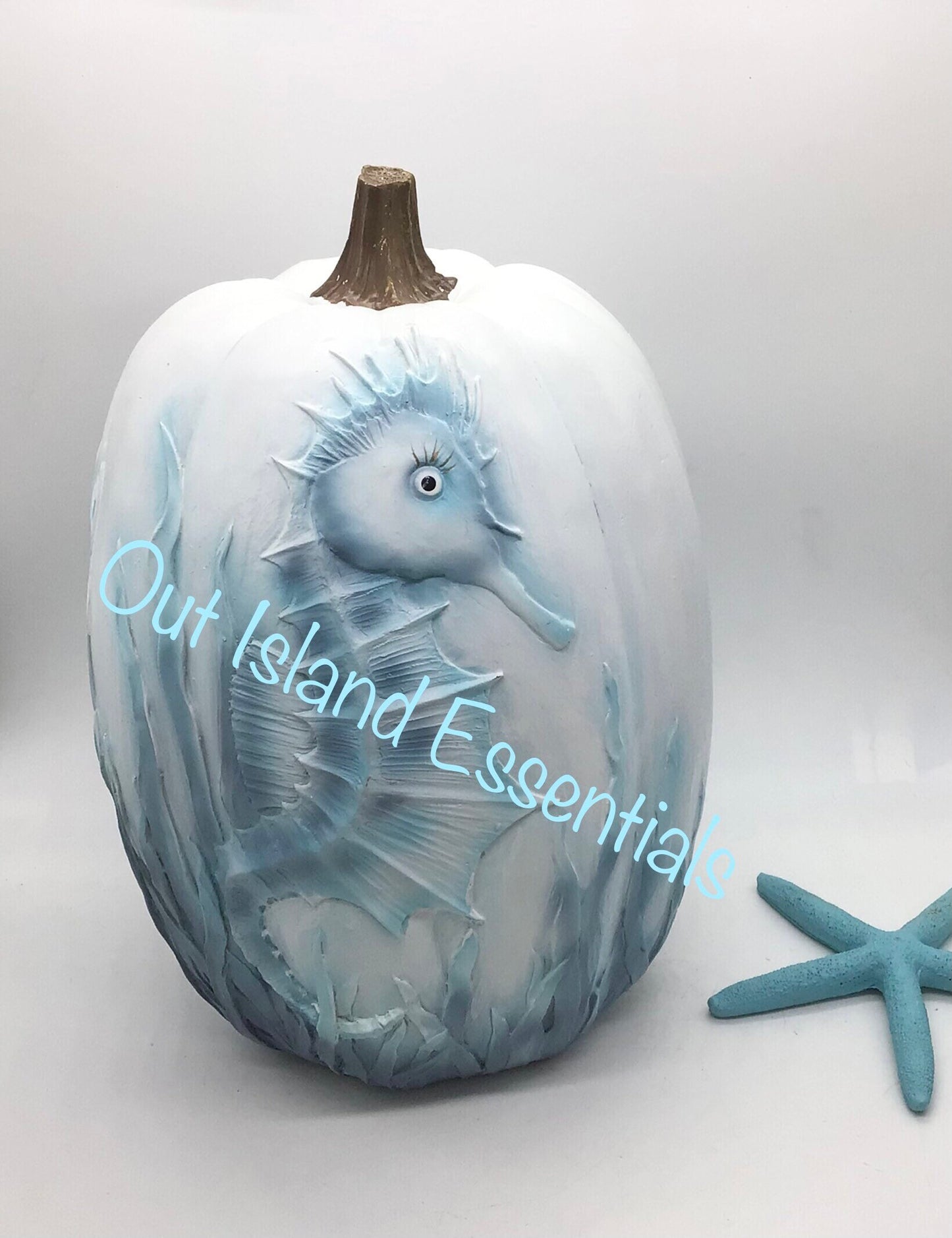 Coastal Fall Pumpkin I Coastal Thanksgiving I Coastal Thanksgiving Decor I Fall Accessories