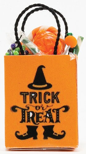 Assorted Halloween Miniature I Jack O Lantern I Halloween Cookies I Miniature Candy I Halloween Hat I Halloween Pumpkins I 1:12 Scale