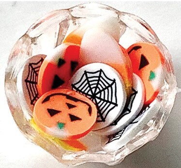 Assorted Halloween Miniature I Jack O Lantern I Halloween Cookies I Miniature Candy I Halloween Hat I Halloween Pumpkins I 1:12 Scale