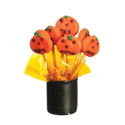 Assorted Halloween Miniature I Jack O Lantern I Halloween Cookies I Miniature Candy I Halloween Hat I Halloween Pumpkins I 1:12 Scale