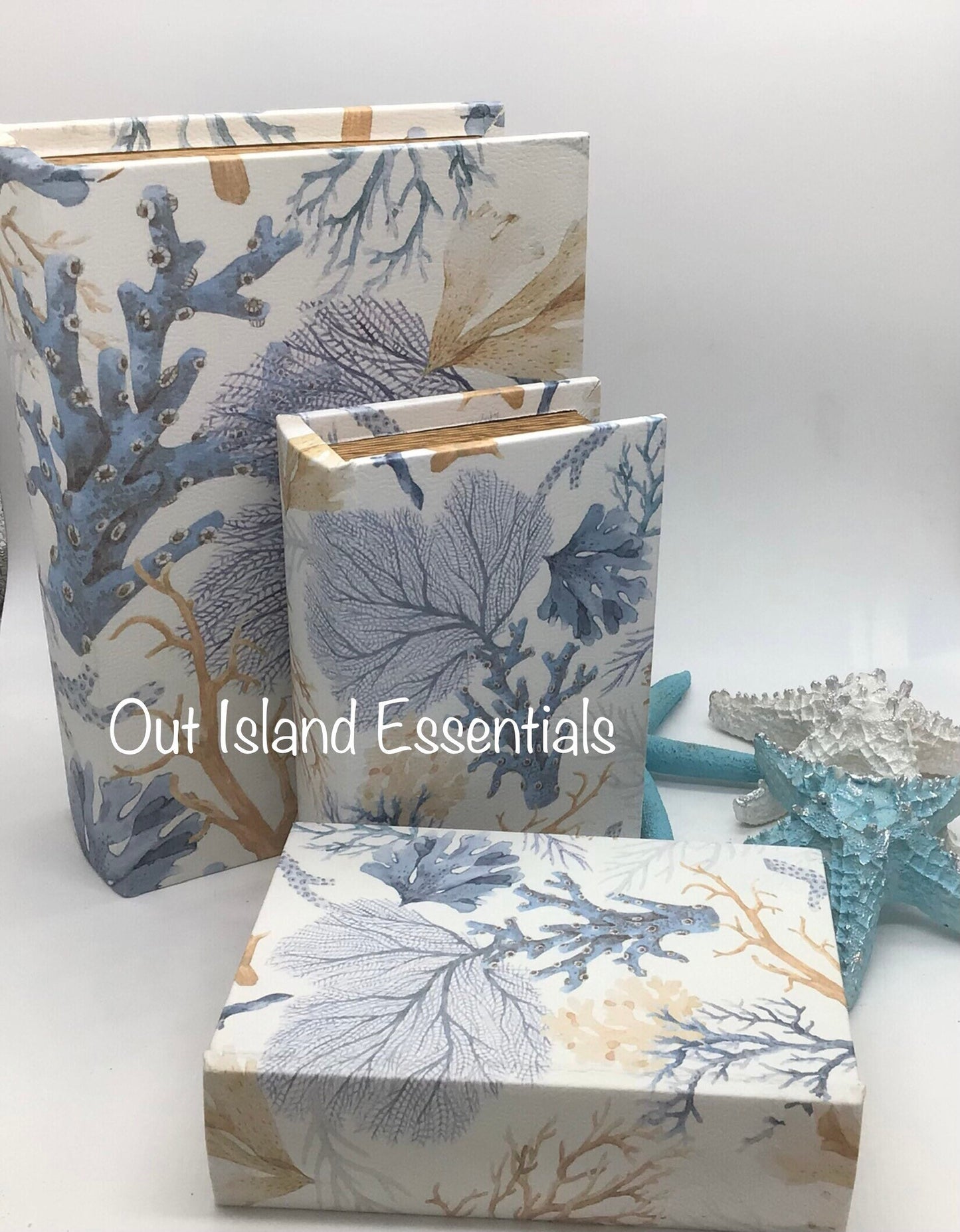 Secret Coastal Book Box I God Box I Jewelry Box I Secret Cash Box I Blessing Box I Prayer Box I Coastal Secret Box