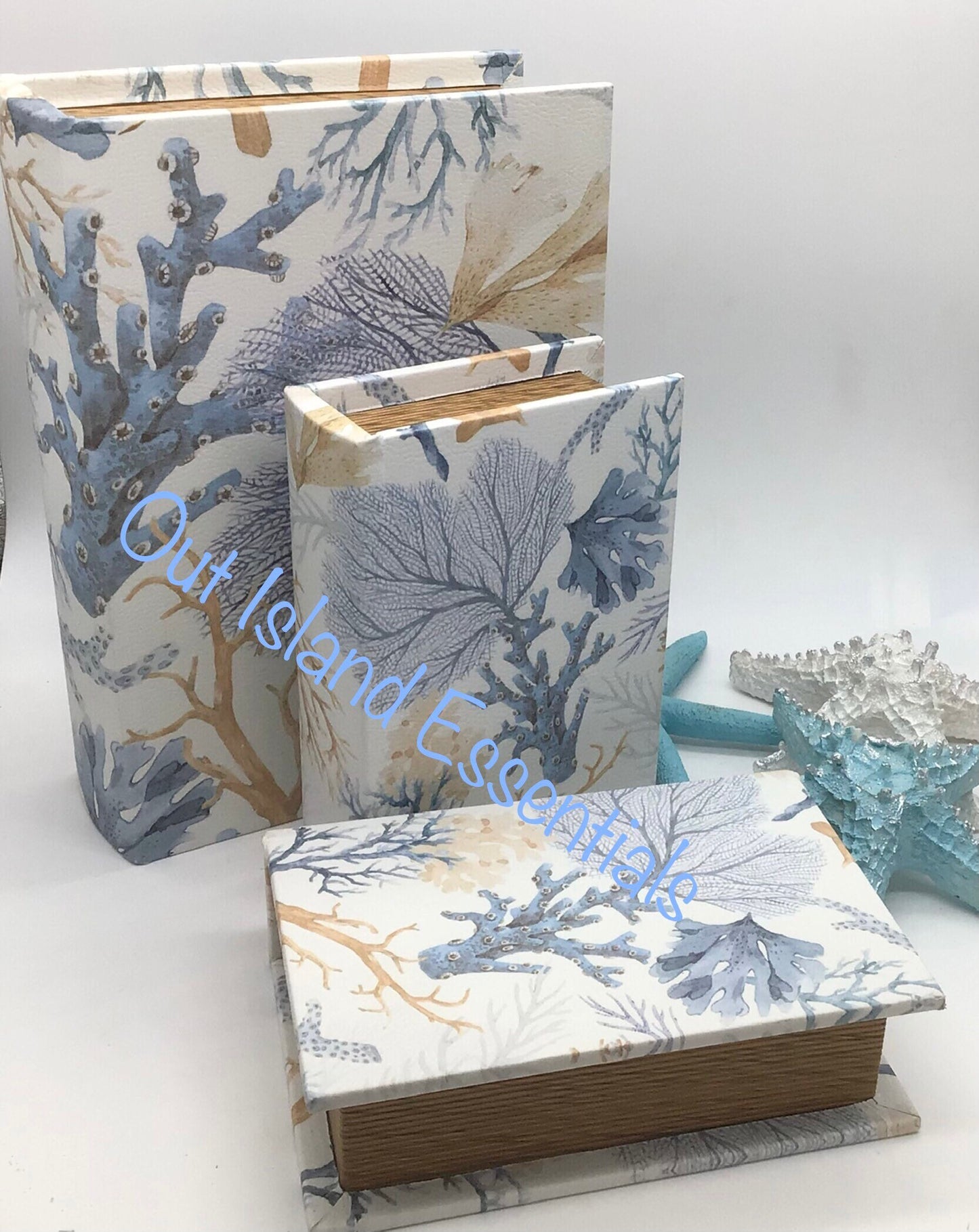 Secret Coastal Book Box I God Box I Jewelry Box I Secret Cash Box I Blessing Box I Prayer Box I Coastal Secret Box