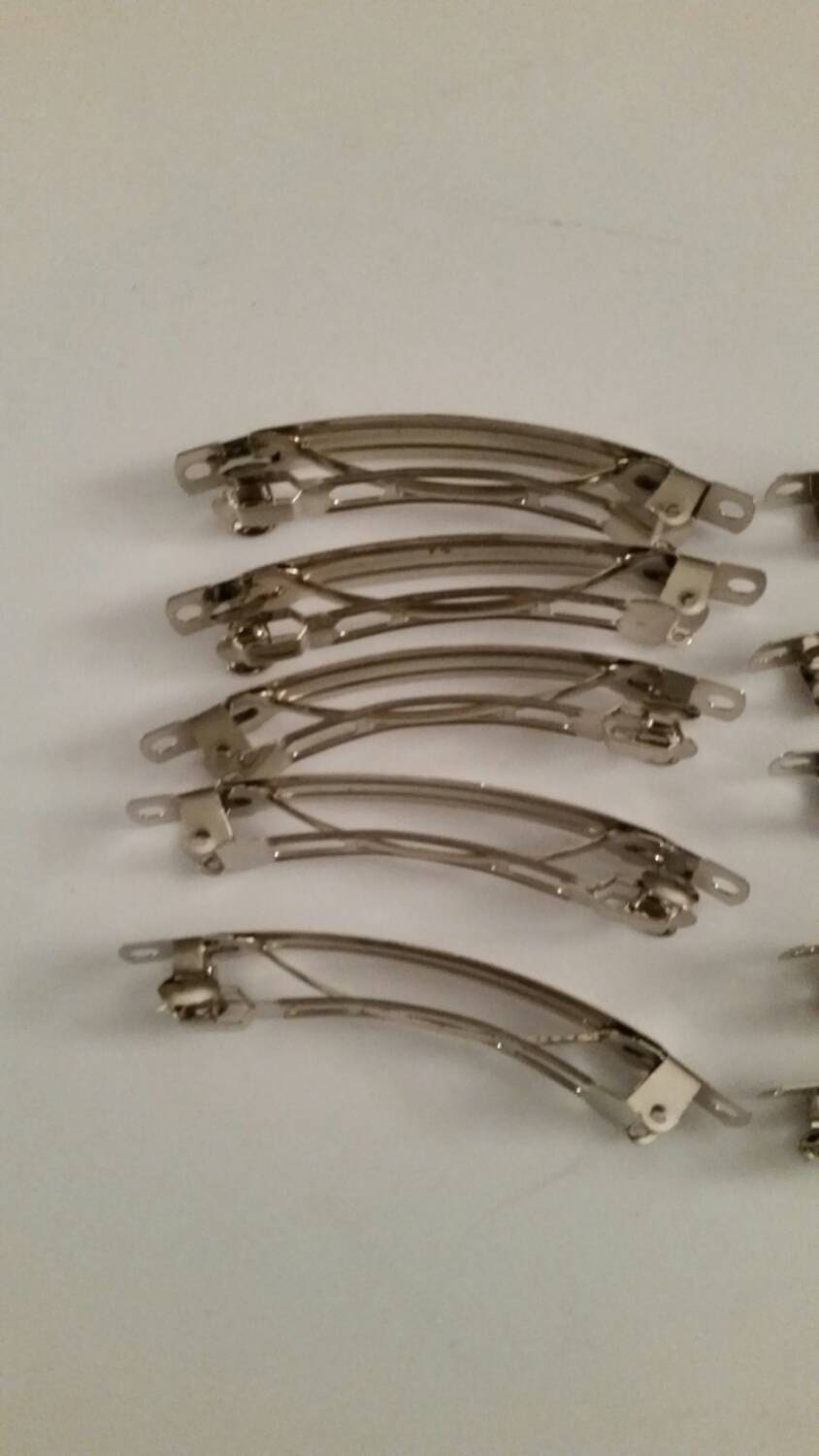 80mm Blank Hair Clip, 10 Pcs. Per Order, Hair Clip Base, Hair Clip, Hair Clip Wholesale, Wholesale Barrette