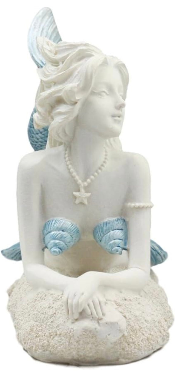 Fancy Tail Mermaid Statue | Crazy Hair Mermaid Decoration | Fancy Mermaid | Strike A Pose Mermaid | Little Mermaid | Mermaid Display