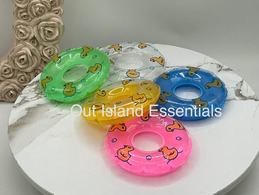 Over Sized XL Miniature Beach Gear I Miniature Beach Floaty I Dollhouse Miniature Floating Ring I Dollhouse 1:12 Scale Pool Accessories
