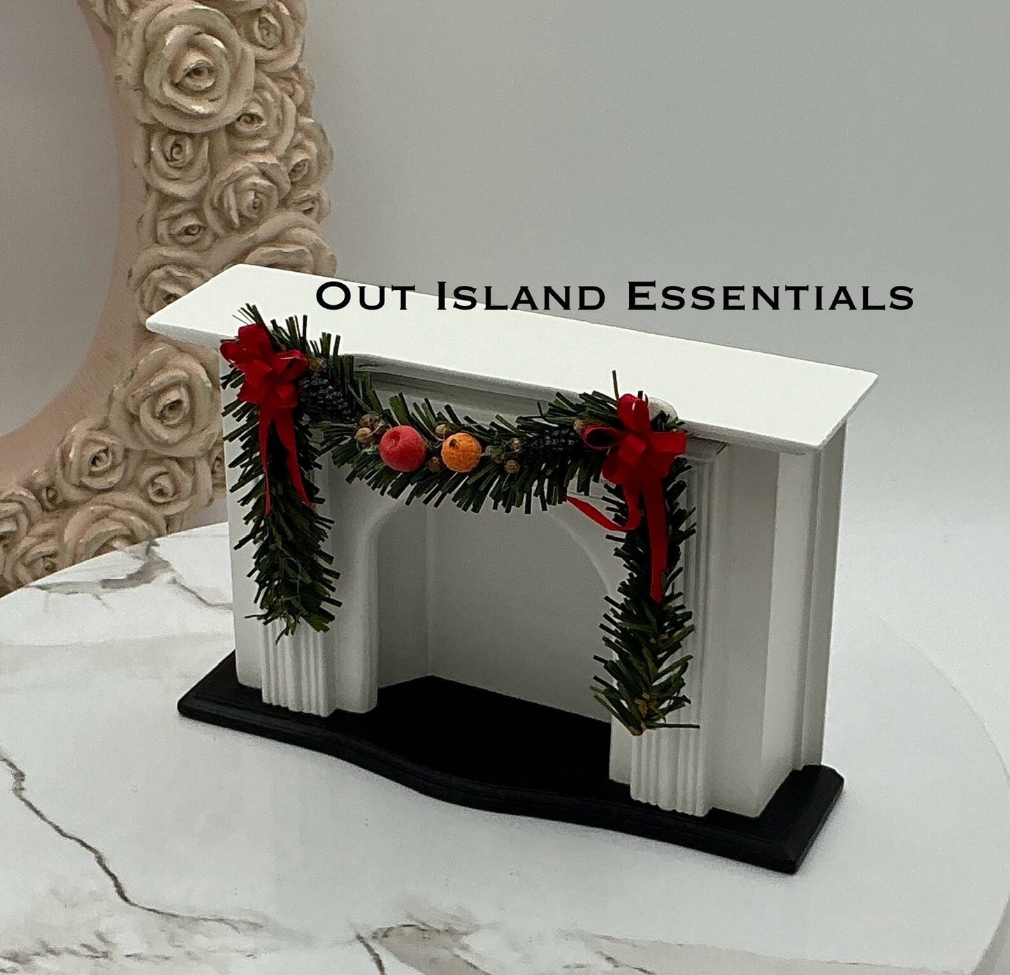 Miniature Christmas Garland I Dollhouse Miniature Fireplace Garland I Miniature Fall Decor