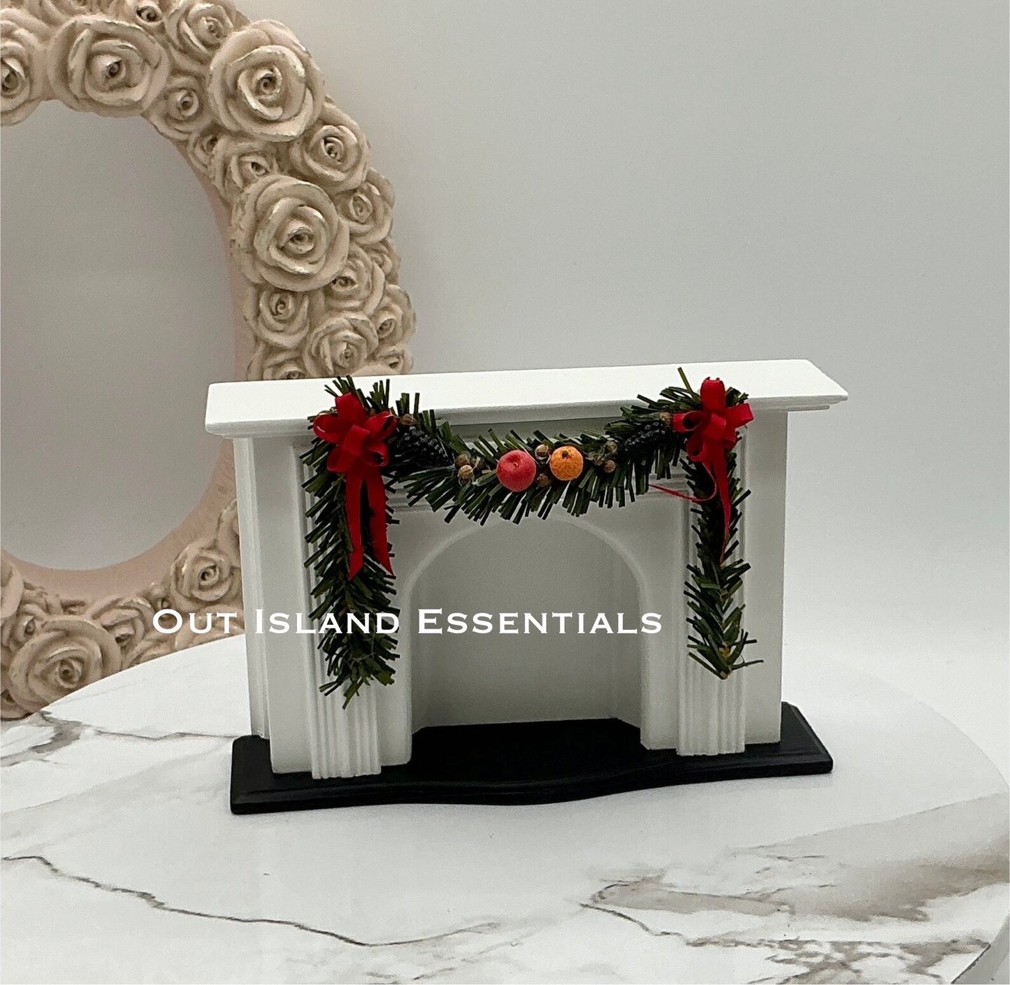 Miniature Christmas Garland I Dollhouse Miniature Fireplace Garland I Miniature Fall Decor