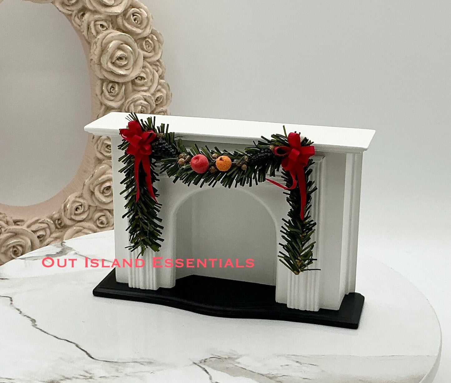 Miniature Christmas Garland I Dollhouse Miniature Fireplace Garland I Miniature Fall Decor