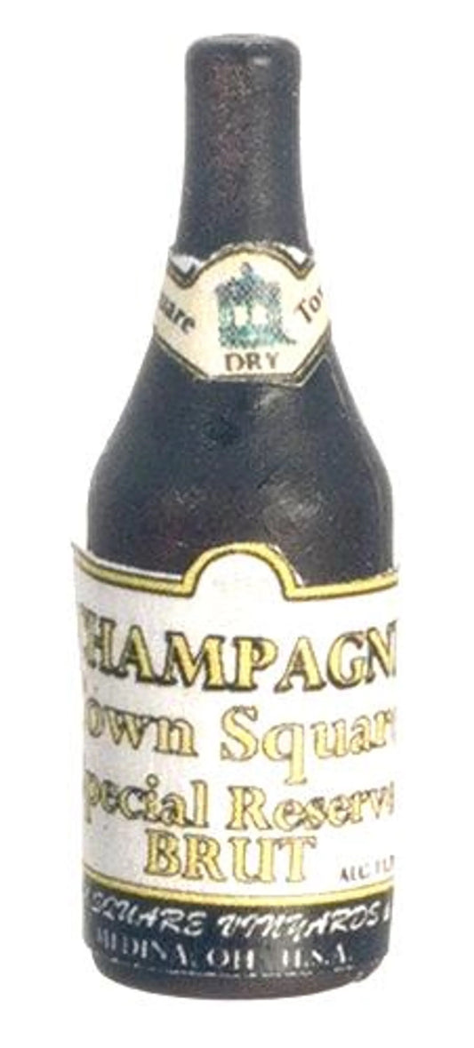 Miniature Tiny Bubbles Champagne I Dollhouse Champagne I Miniature Doll Celebration I Miniature Dollhouse Cocktails I 1:12 Scale