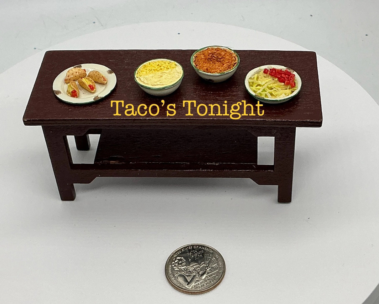 Miniature Taco Making, Miniature Taco Tuesday 1:12 Scale