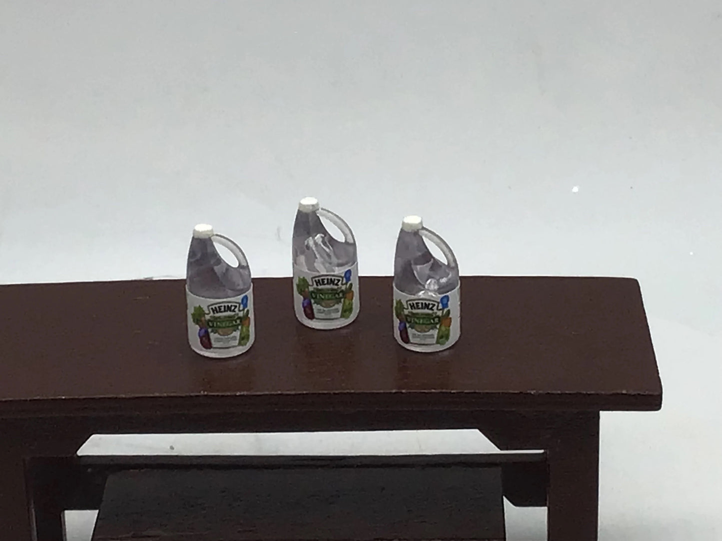 Miniature Apple Cider Vinegar I Miniature White Vinegar I 1:12 Scale Jug Of Apple Cider Vinegar