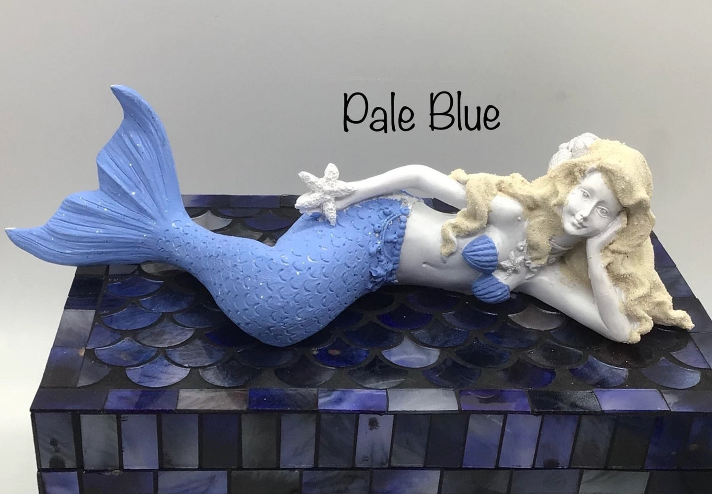 Side Laying Mermaid Statue | Daydreaming Mermaid | Little Mermaid