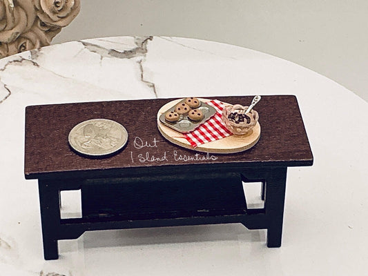 Miniature Cookie Baking Assortment | Dollhouse Baking Products I Miniature Cookie Making I Miniature Dollhouse Baking I 1:12 Scale
