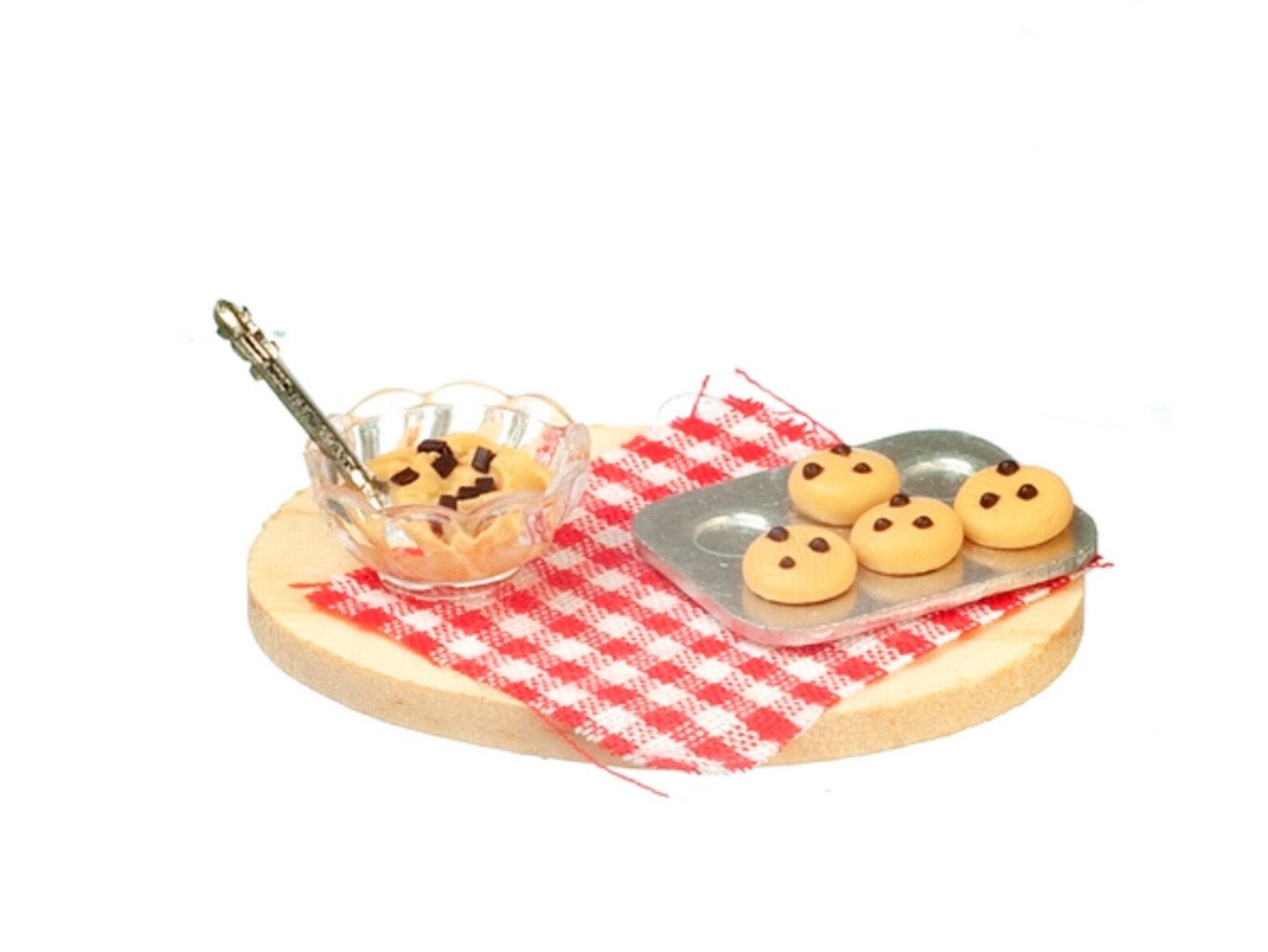 Miniature Cookie Baking Assortment | Dollhouse Baking Products I Miniature Cookie Making I Miniature Dollhouse Baking I 1:12 Scale