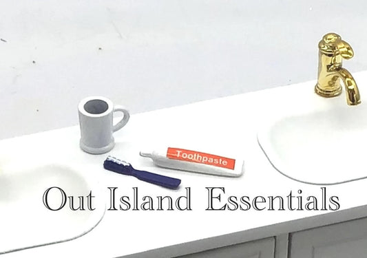 Miniature Toothpaste I Miniature Dollhouse Toothpaste I 1:12 Scale