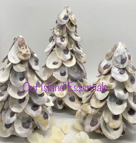 Oyster Shell Christmas Trees