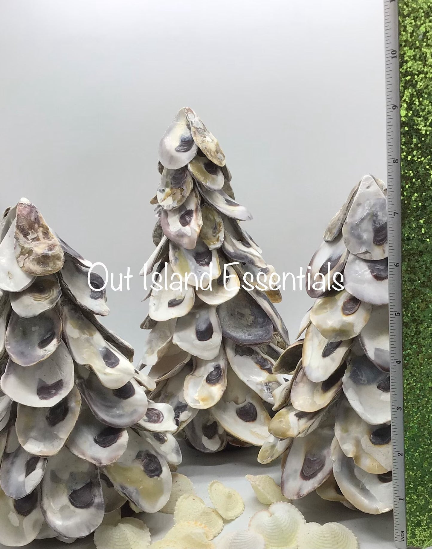 Oyster Shell Christmas Trees