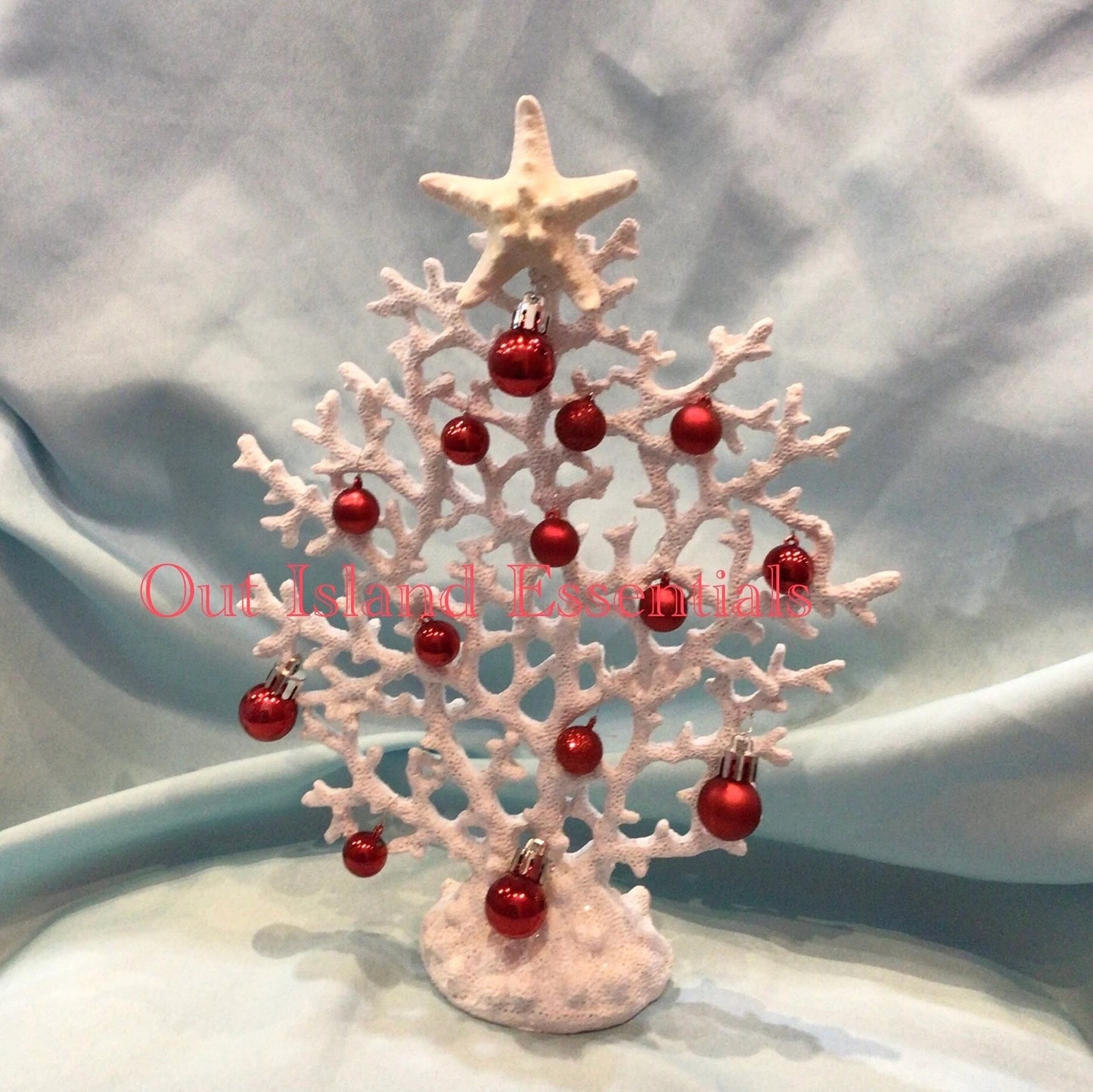 Faux Christmas Coral Display, Eco Friendly Christmas Coral