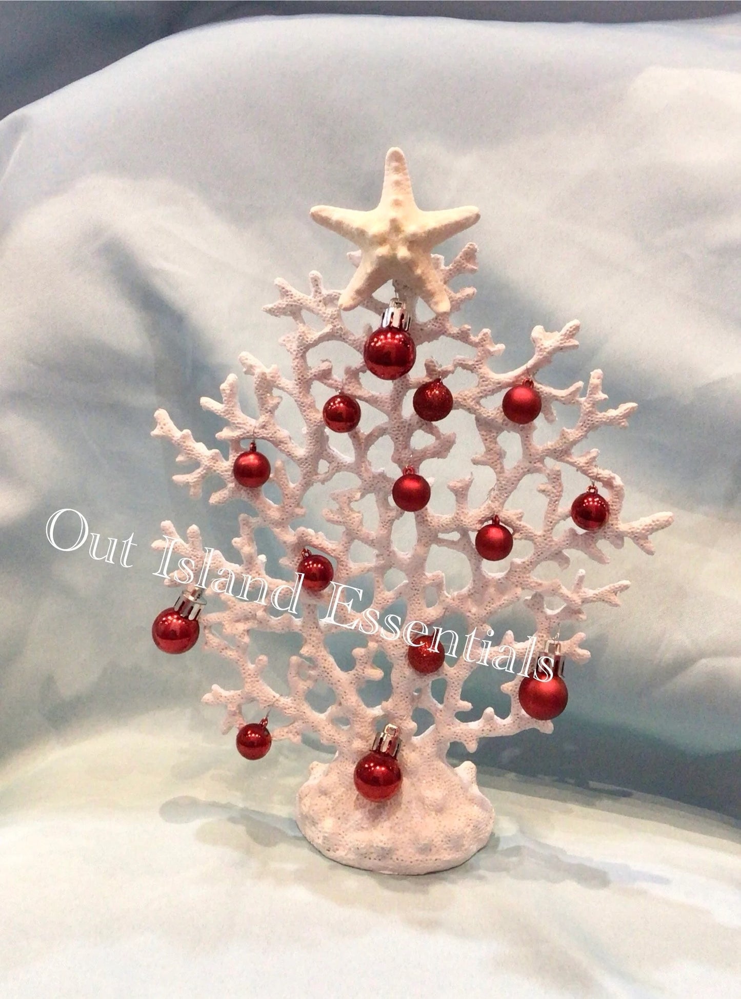 Faux Christmas Coral Display, Eco Friendly Christmas Coral