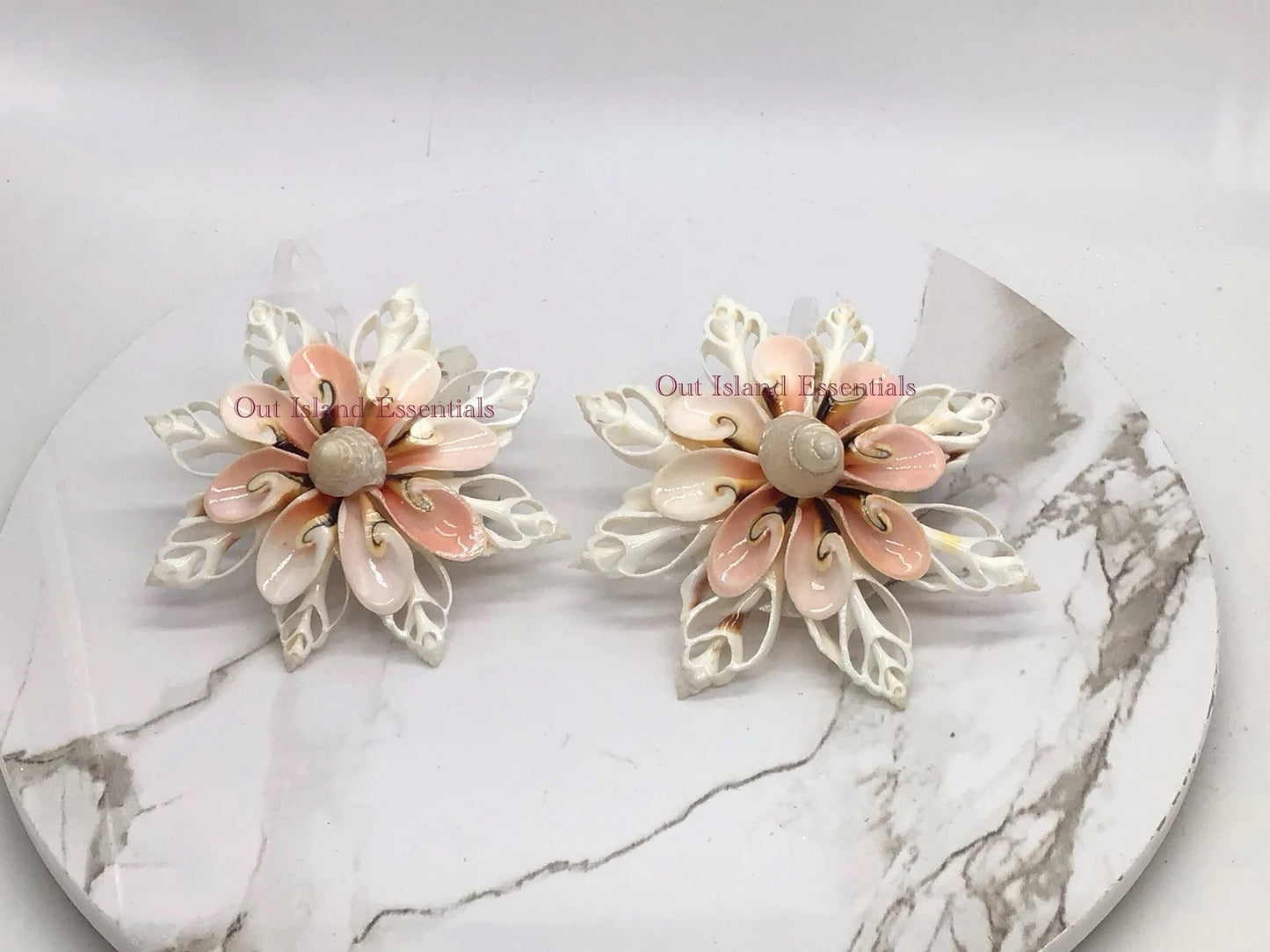 Noelle Seashell Snowflake Christmas Ornament I Seashell Ornament I Seashell Snowflake