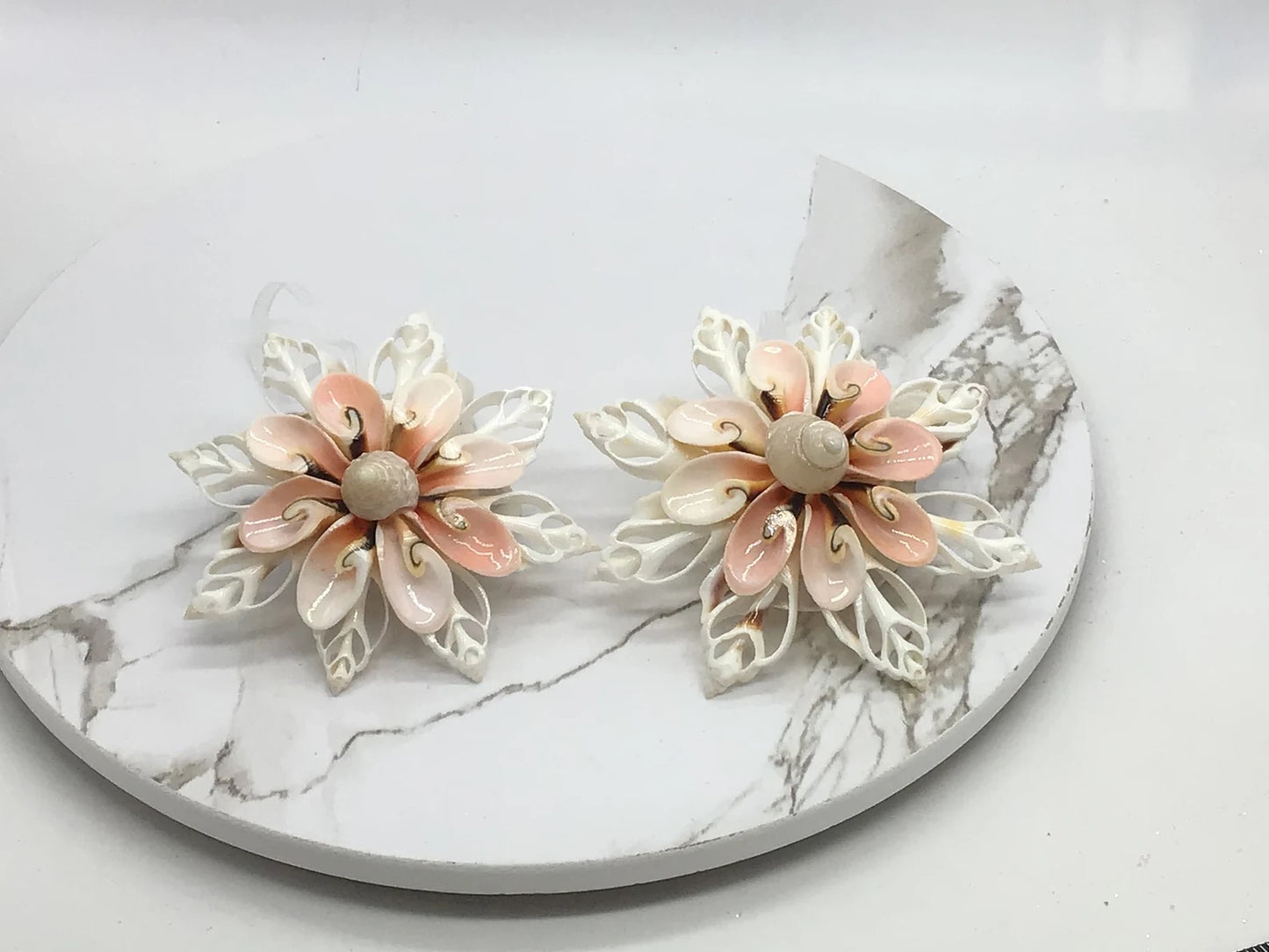 Noelle Seashell Snowflake Christmas Ornament I Seashell Ornament I Seashell Snowflake