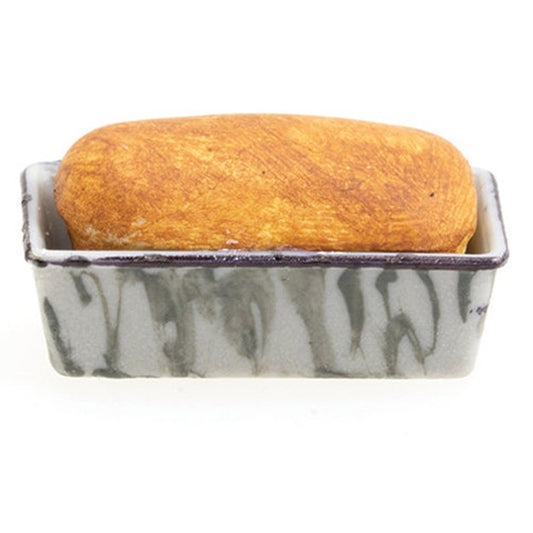 Dollhouse Loaf Of Bread I Miniature Doll Bread Loaf In Pan I Miniature Dollhouse Food I 1:12 Scale Dollhouse Accessories