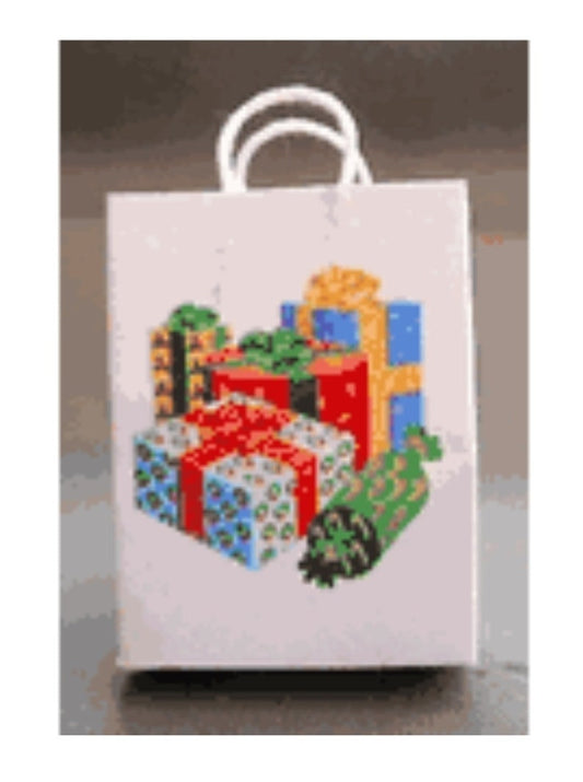 Miniature Shopping Bags I Dollhouse Christmas Shopping Bags I 1:12 Scale Dollhouse Christmas Accessories