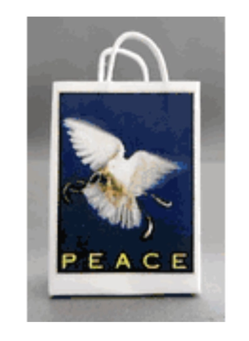 Miniature Shopping Bags I Dollhouse Christmas Shopping Bags I 1:12 Scale Dollhouse Christmas Accessories