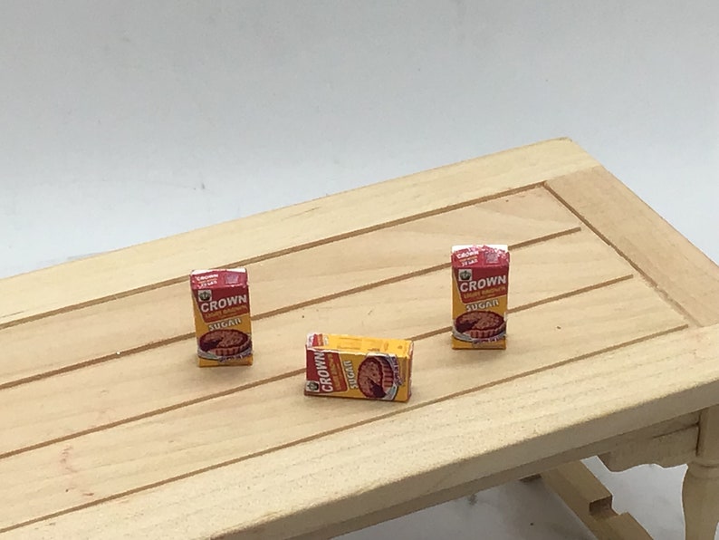 Miniature Condiments I Dollhouse Grocery I Miniature Doll Food Essentials I Miniature Dollhouse Food I 1:12 Scale Dollhouse Accessories